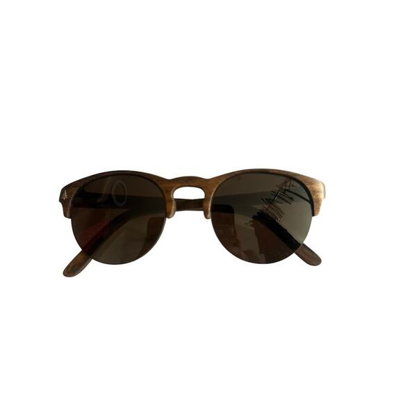 Laveta X Tarxia Young Living Wooden Sunglasses Handmade Taracea Artisian - Picture 2 of 9